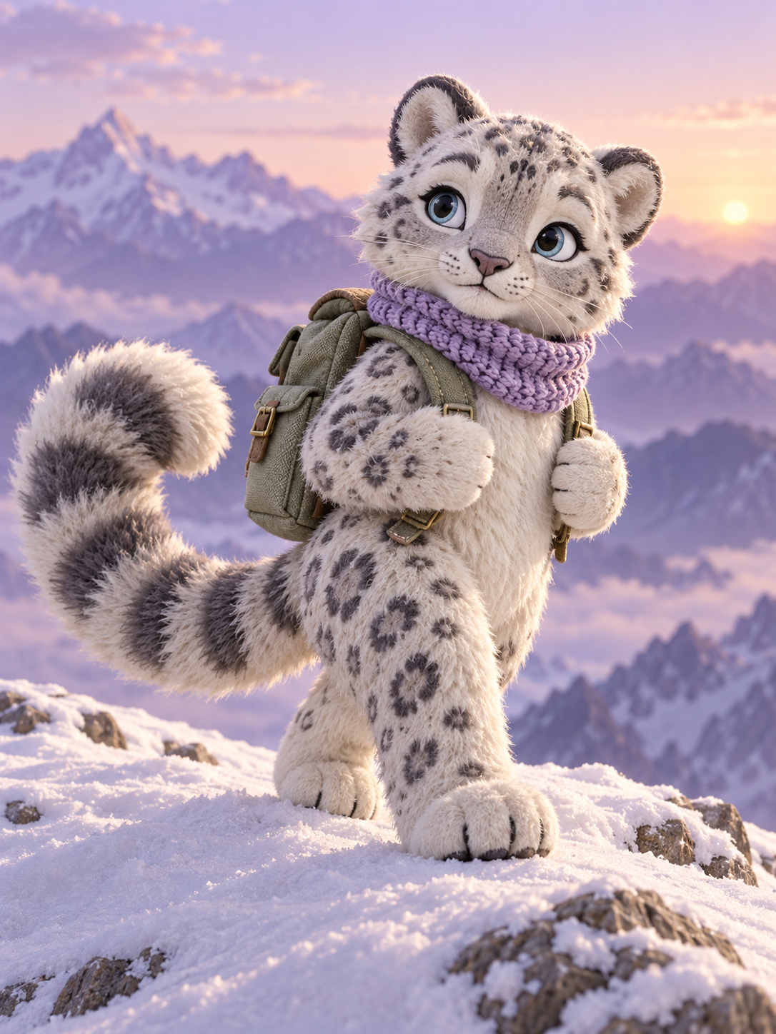 雪豹山野旅人